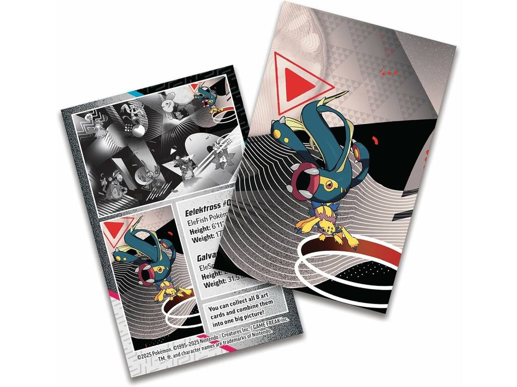 Pokémon TCG Scarlet & Violet Black Glow & White Flame Mini Tin con 2 buste