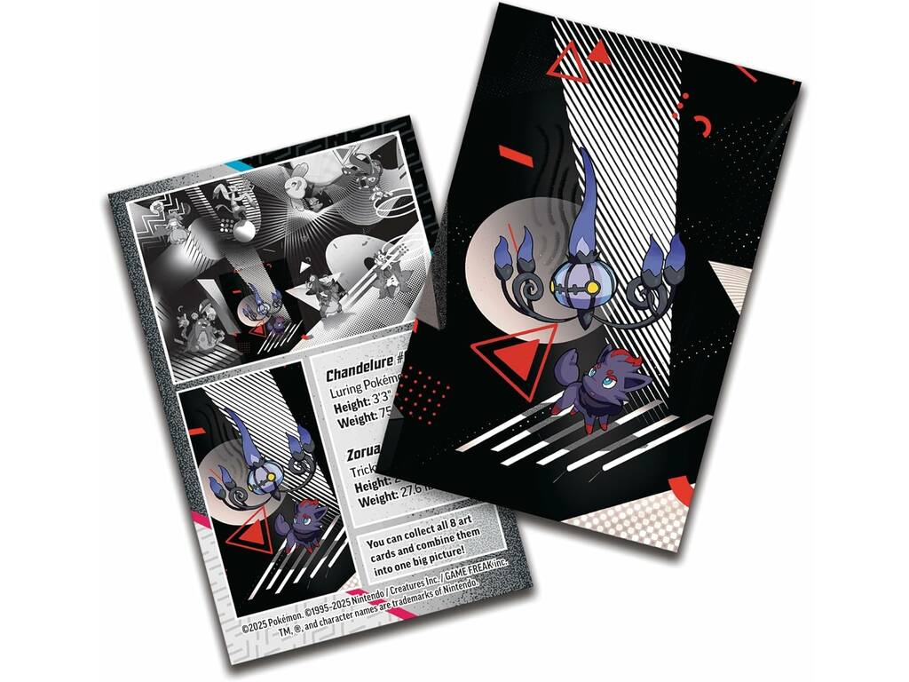 Pokémon TCG Scarlet & Violet Black Glow & White Flame Mini Tin con 2 buste