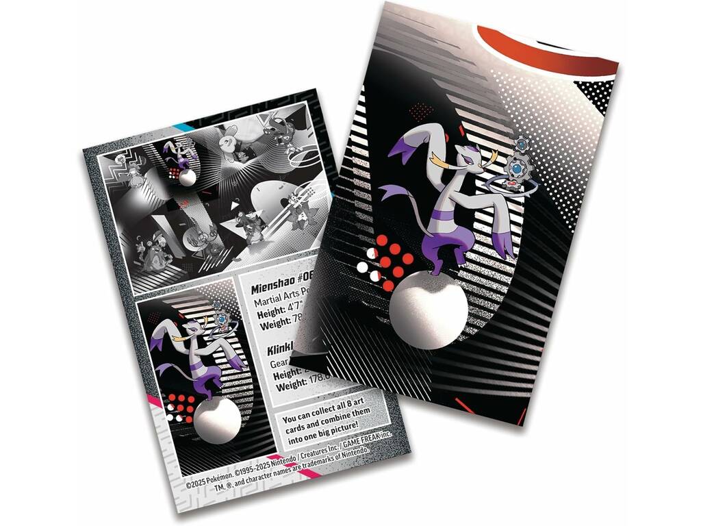 Pokémon TCG Scarlet & Violet Black Glow & White Flame Mini Tin con 2 buste