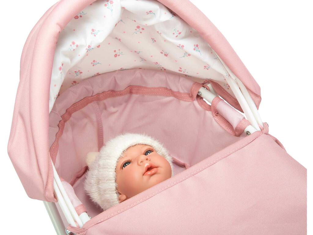 Passeggino per bambole con capottina Elegance