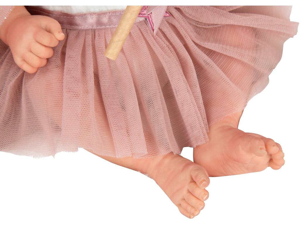 Bambola Reborn Princess Rosa da 38 cm con copertina