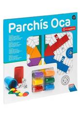 Parchís & Gänsespiel mit Zubehör