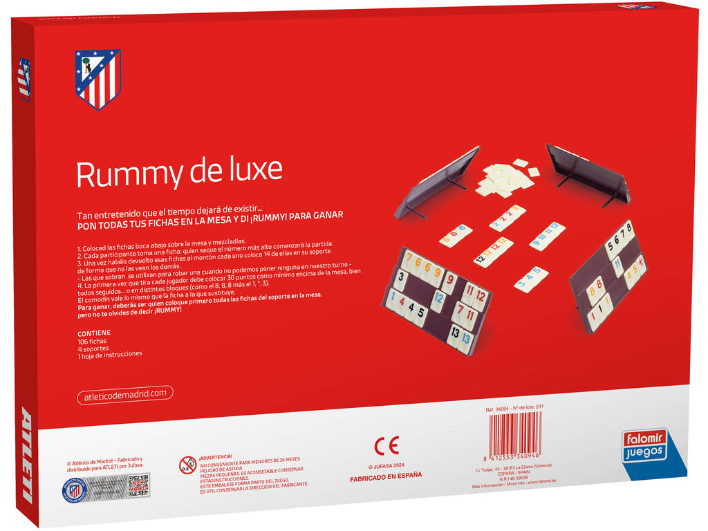 Rummy de Luxe Atlético Madrid