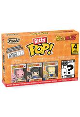 imagen Funko Pop Bitty Dragon Ball Z Pack 4 mini Figuras com Majin Buu