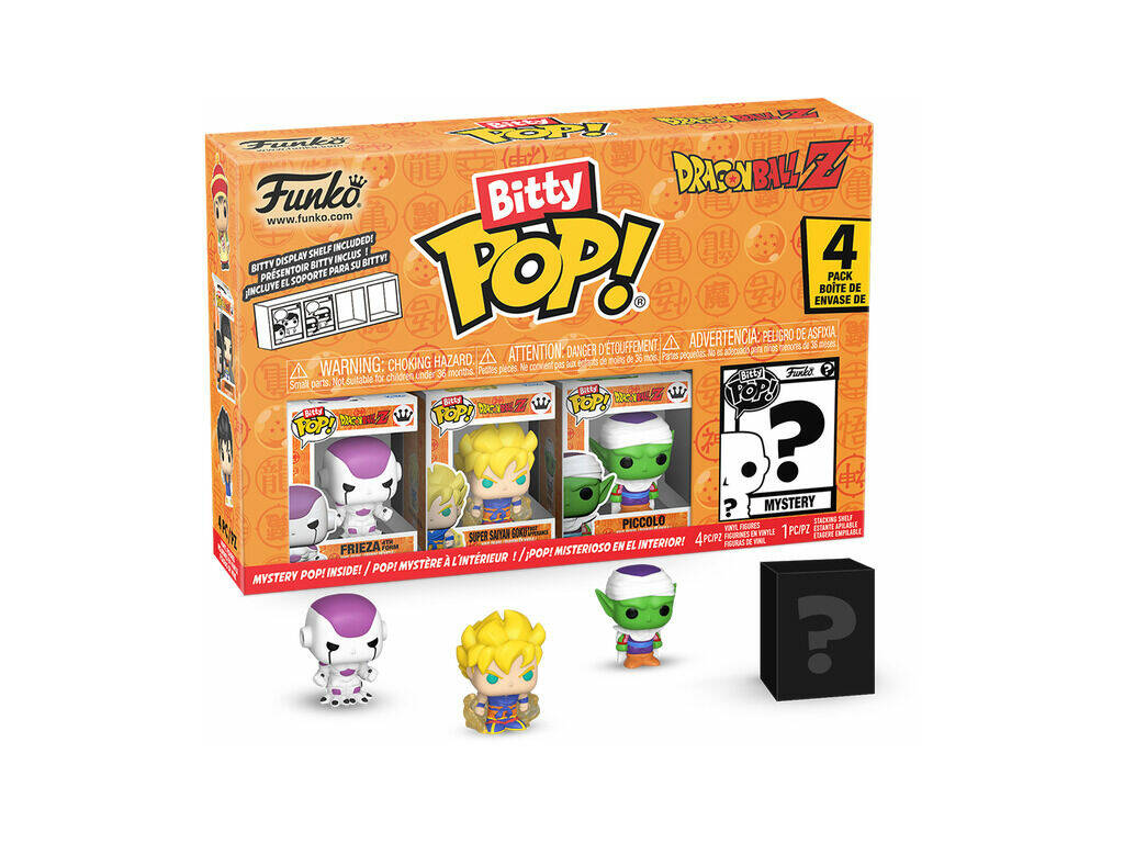 Funko Pop Bitty Dragon Ball Z Pack 4 mini figure con Freza 4th Form