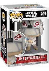 Funko Pop Star Wars Figur Luke Skywalker mit Fernbedienung und Schwenkbarem Kopf