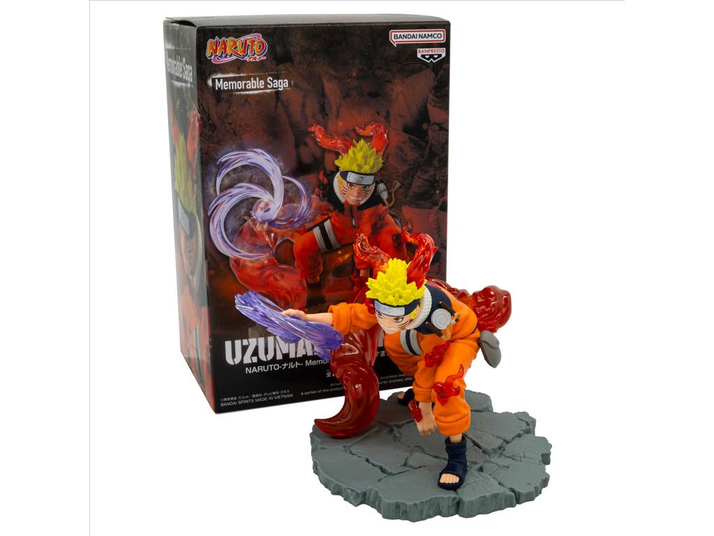 Naruto Shippuden Memorable Saga Figura Uzumaki Naruto de 12 cm