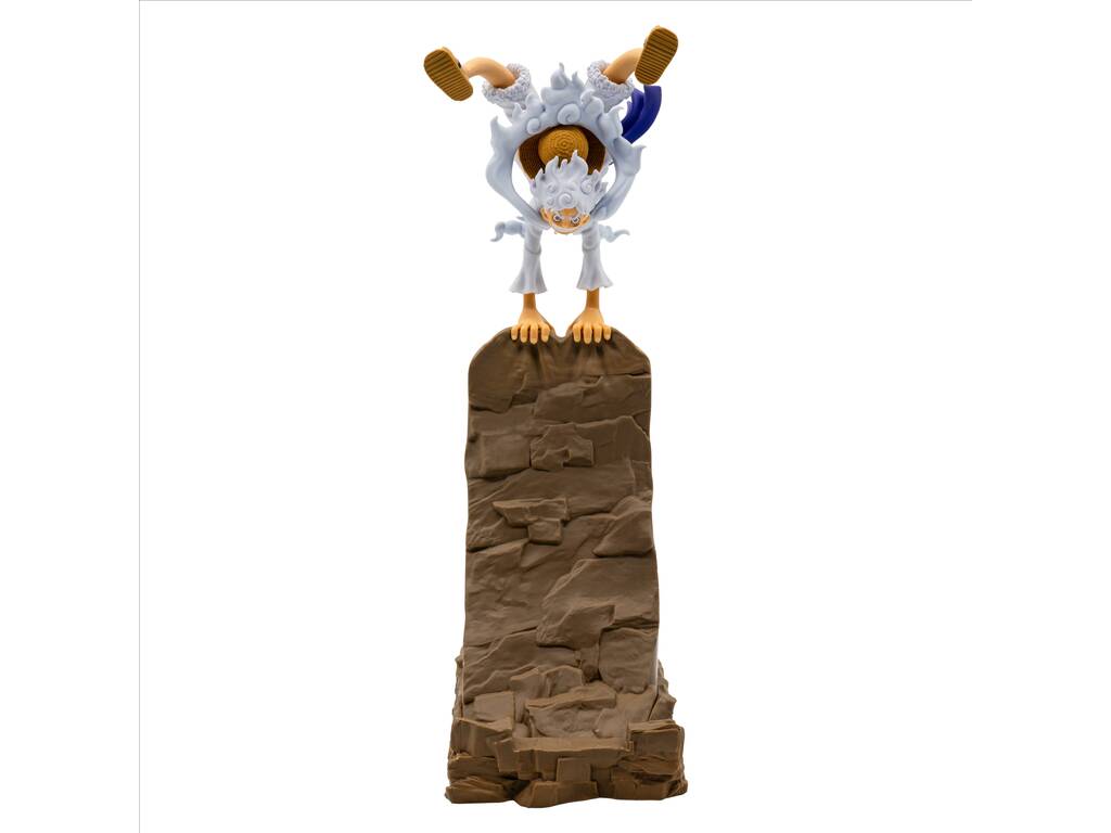 One Piece FL Vol. 2 Figura Monkey D. Luffy Gear5 con base per cellulare