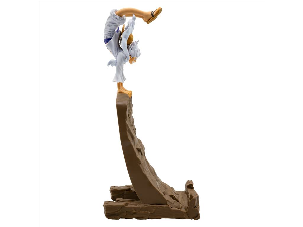 One Piece FL Vol. 2 Figura Monkey D. Luffy Gear5 con base per cellulare