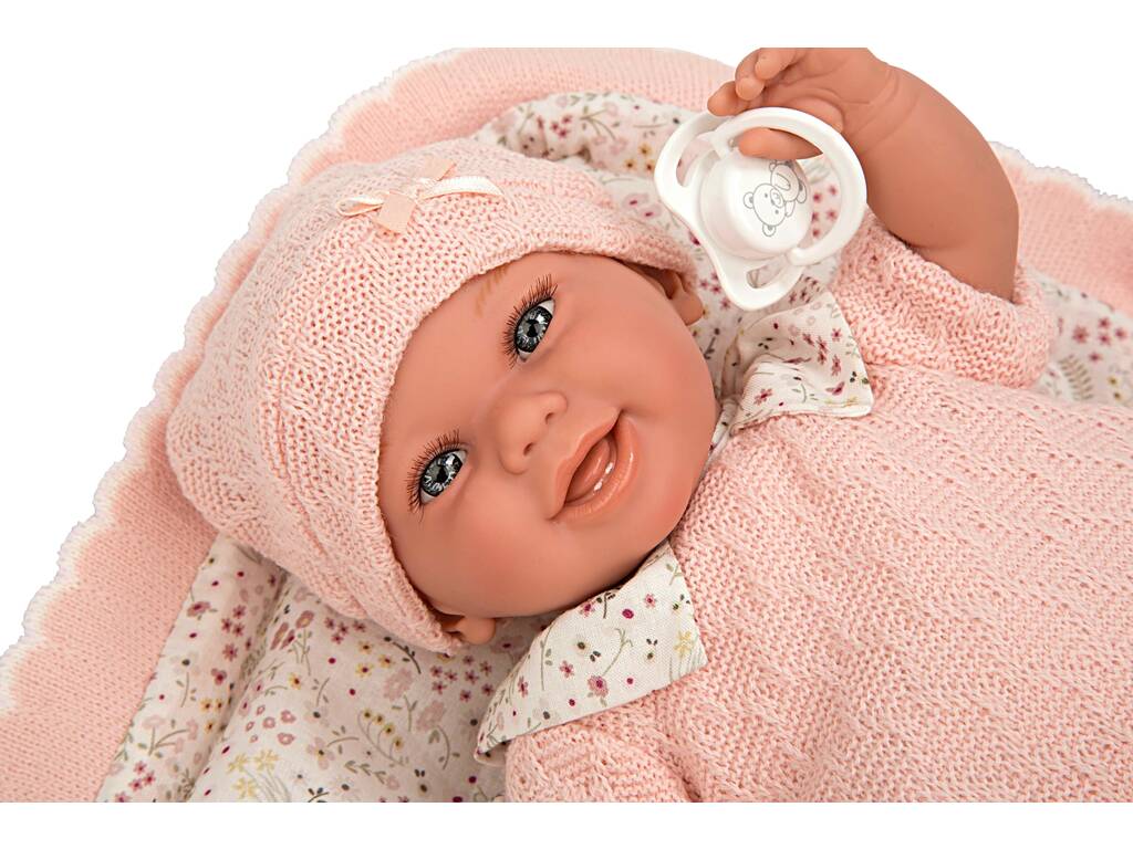 Bambola Elegance Babyto Rosa da 35 cm con peso reale e copertina