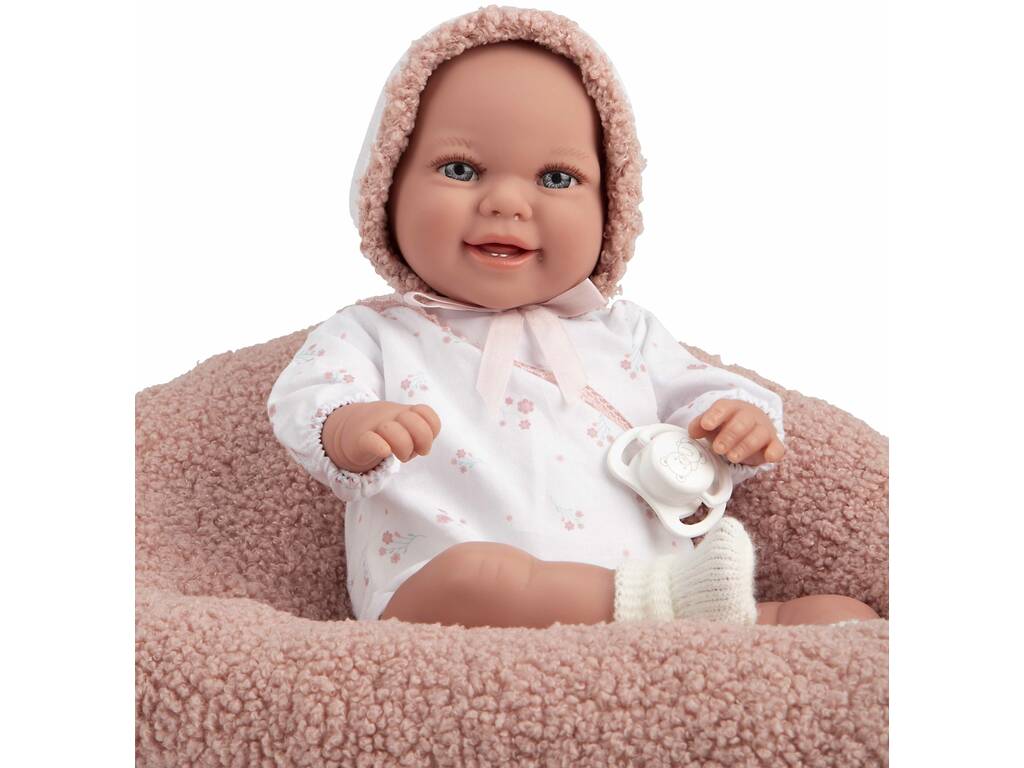 Bambola Elegance Babyto Rosa 30 cm con cuscino