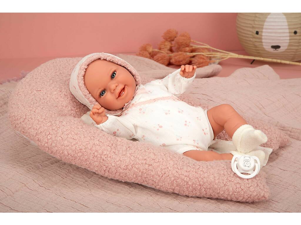 Bambola Elegance Babyto Rosa 30 cm con cuscino