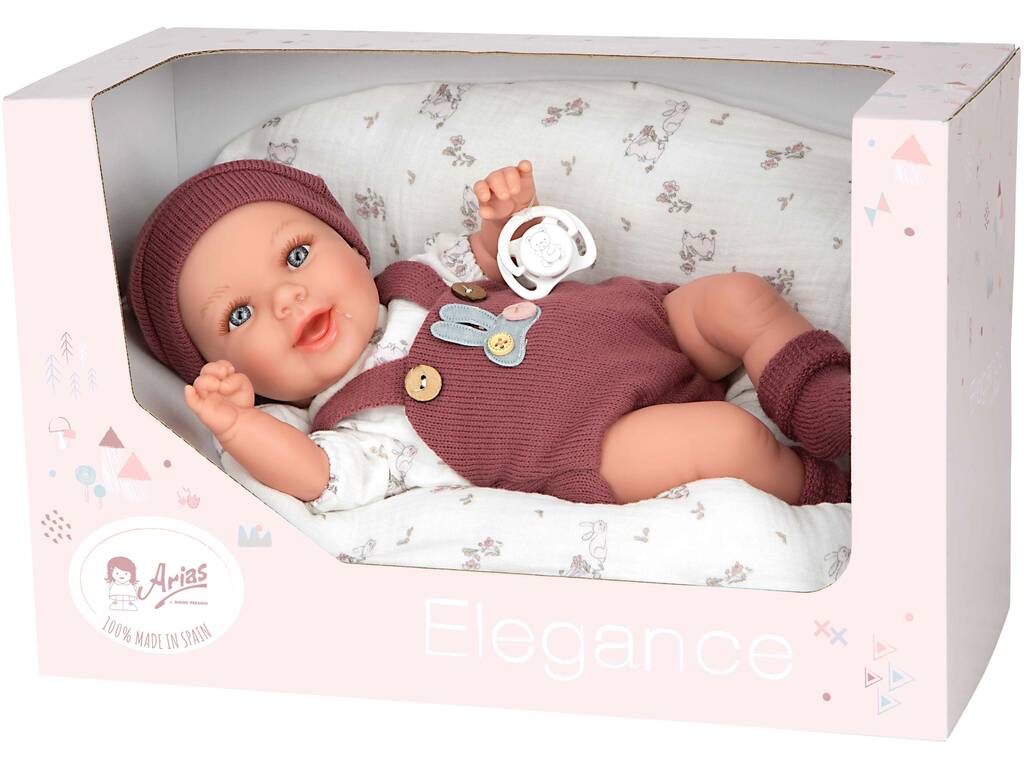 Bambola Elegance Gadi da 35 cm con cuscino