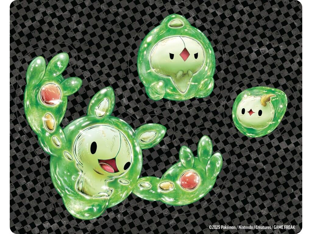 Pokémon TCG Escarlata e Púrpura Brilho Negro Blister Coleção com Autocolantes Especiais