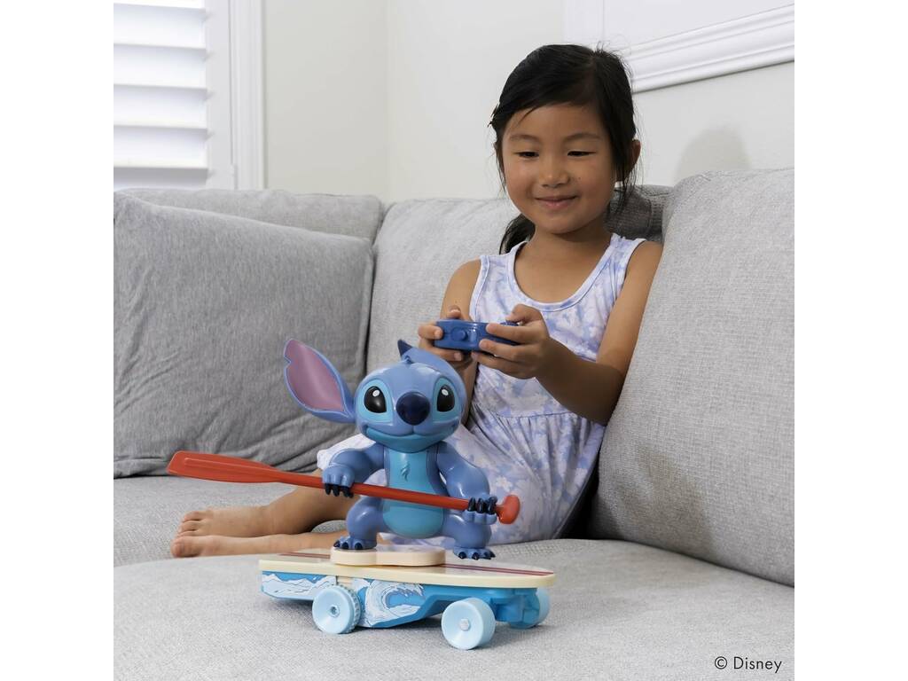 Stitch Surfista radiocomandato da 25 cm