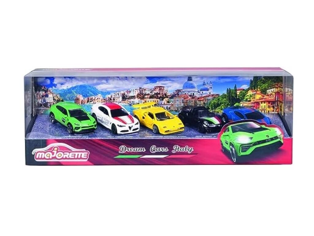 Majorette Pack 5 auto Dream Cars Italy