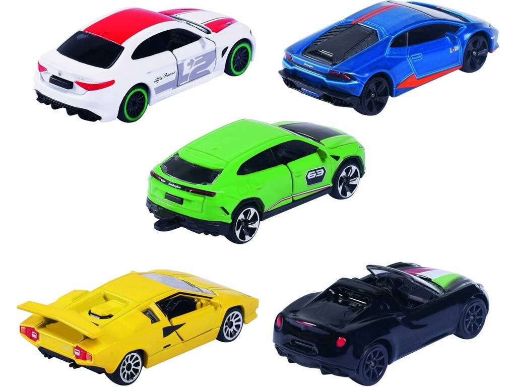Majorette Pack 5 auto Dream Cars Italy