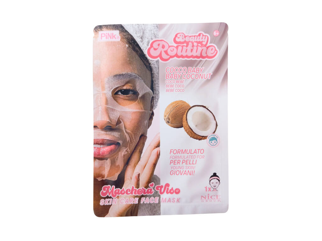 Maschera viso alla frutta