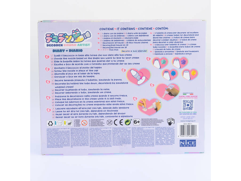 Decoden Kawaii Artist Set Decora il tuo diario