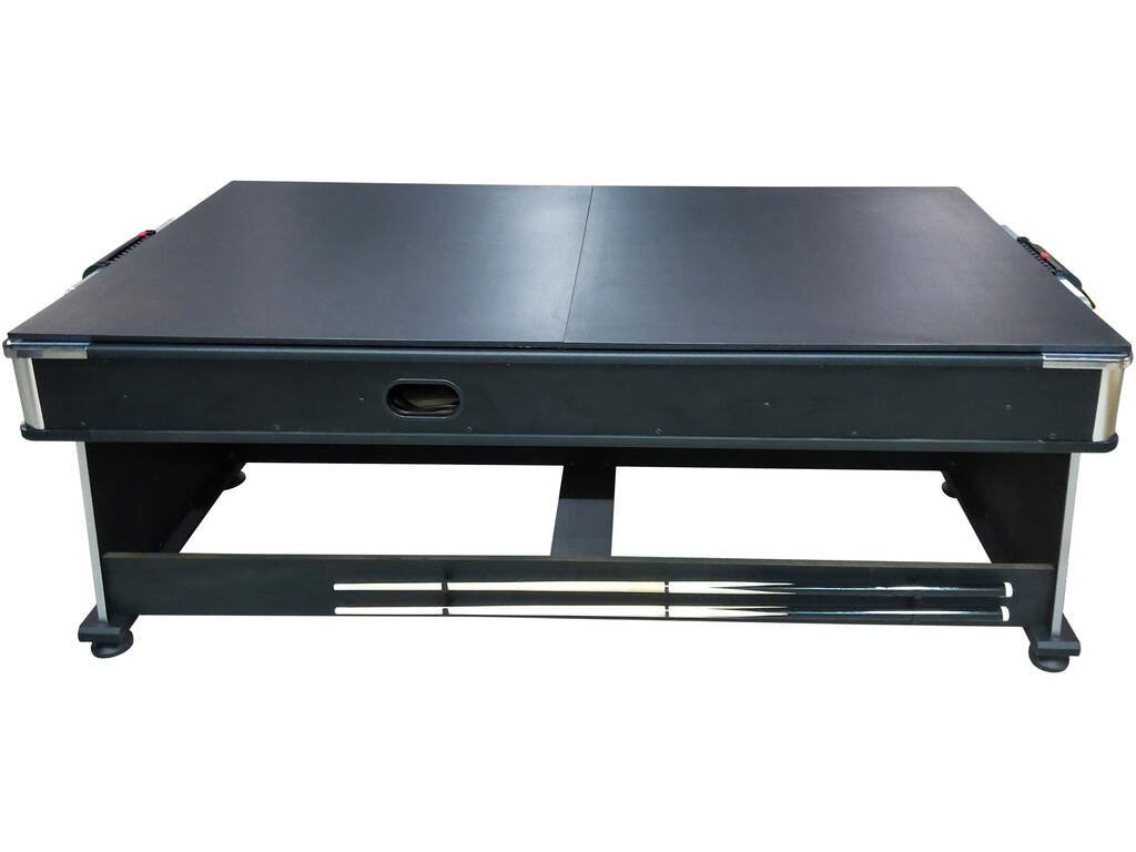 Tavolo Multigioco 4 in 1 Girevole Olimpus 203,5x112x81 cm con Tappetino Rosso