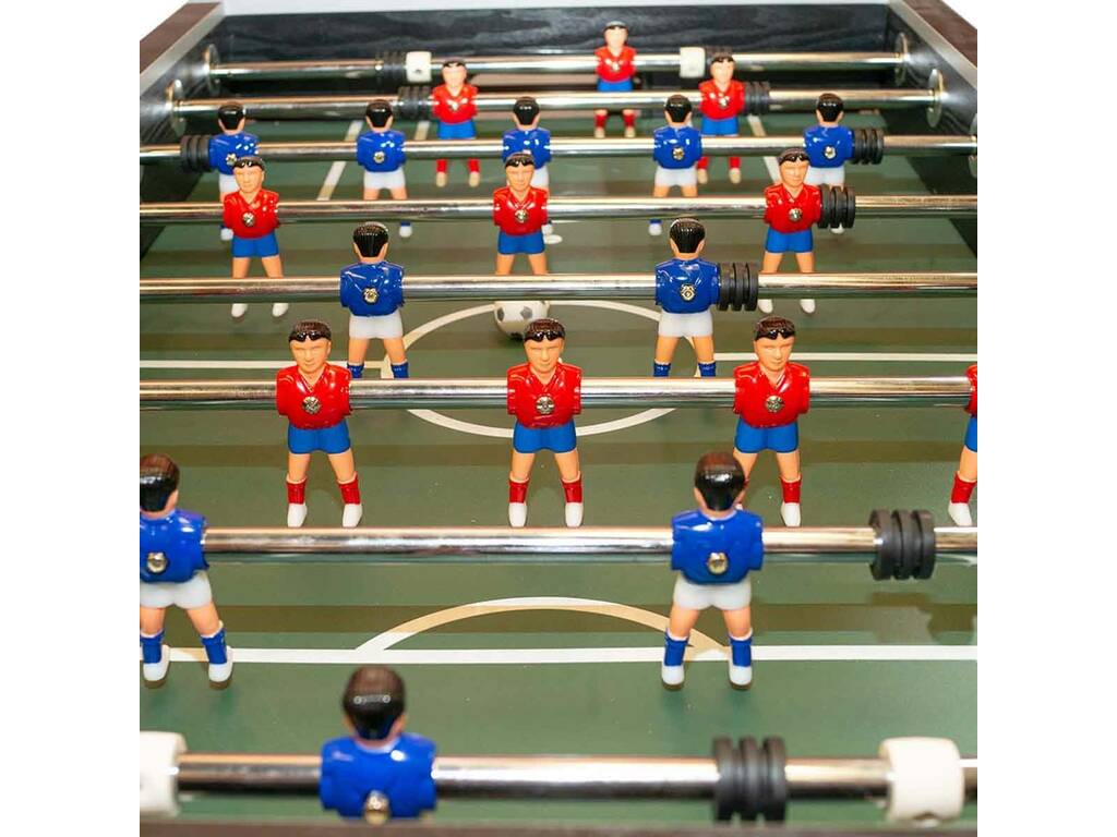 Calciobalilla Silver Nero da 139x73x87 cm