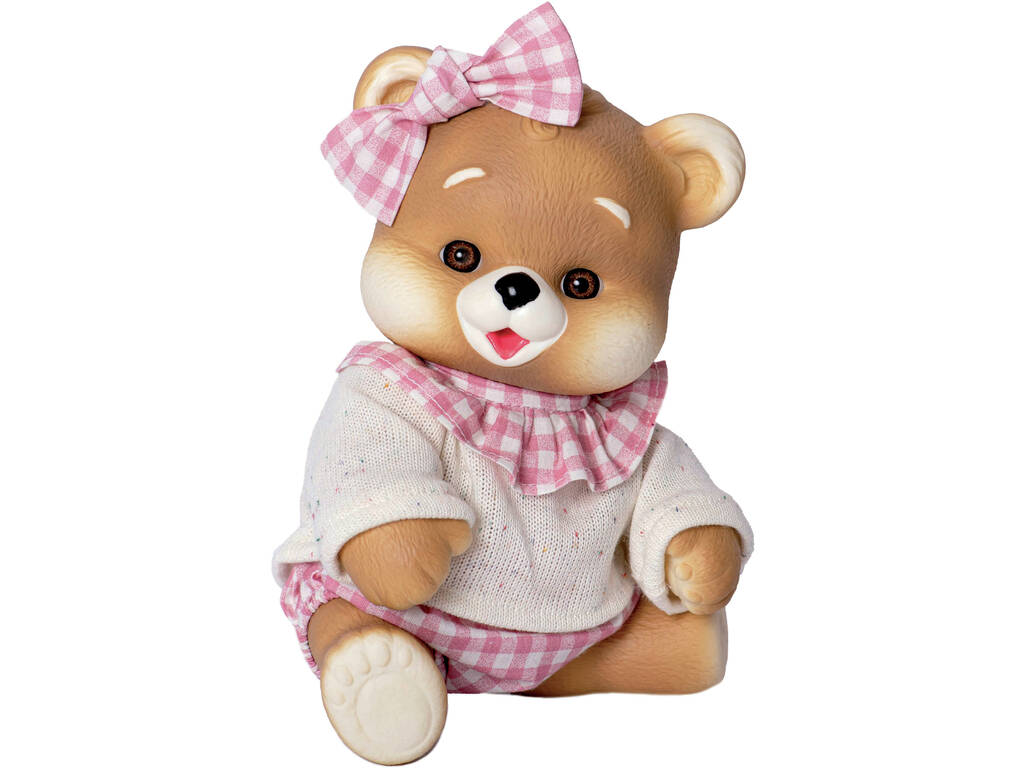 Bambola Orso da 25 cm con maglione beige