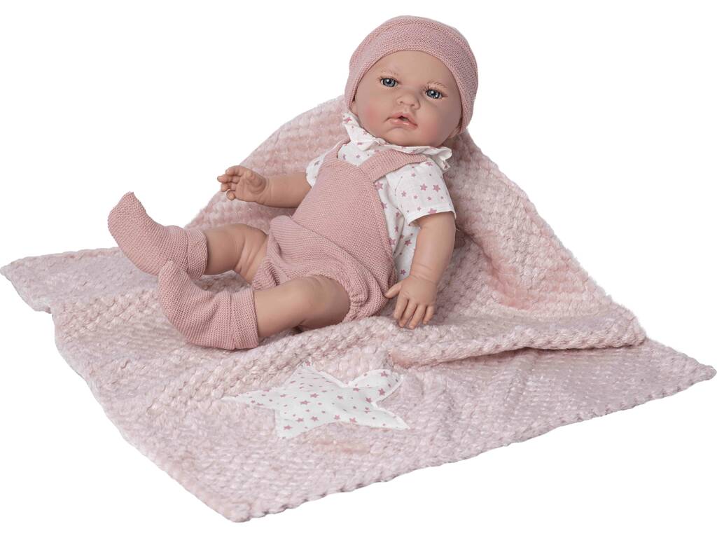 Muñeca Recién Nacida De 43 Cm Con Mantita Musical