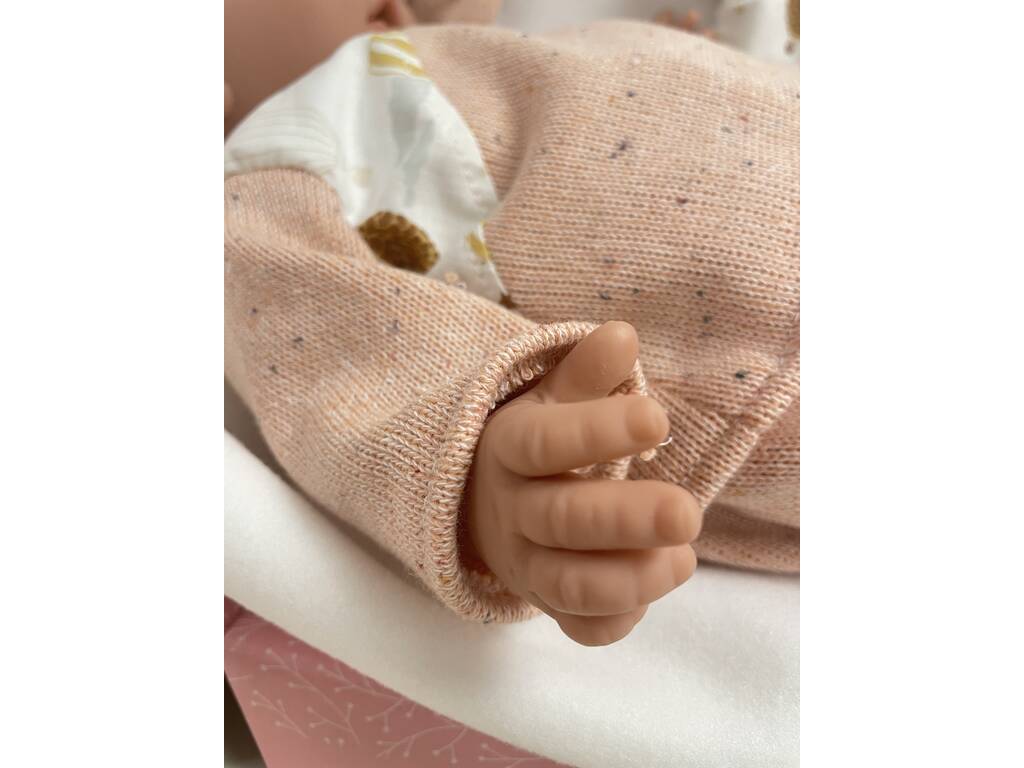 Poupée Bébé Nouveau-né Mia 40 cm avec 36 Sons et Accessoires