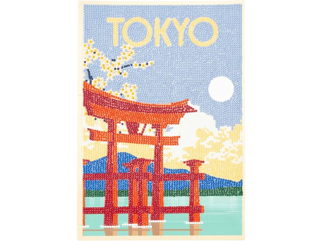 Diamantiny Decorare con gemme Cartolina di Tokyo