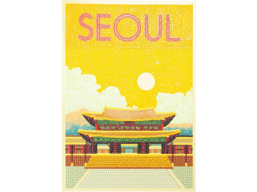 Diamantiny Decorare con gemme Cartolina di Seoul
