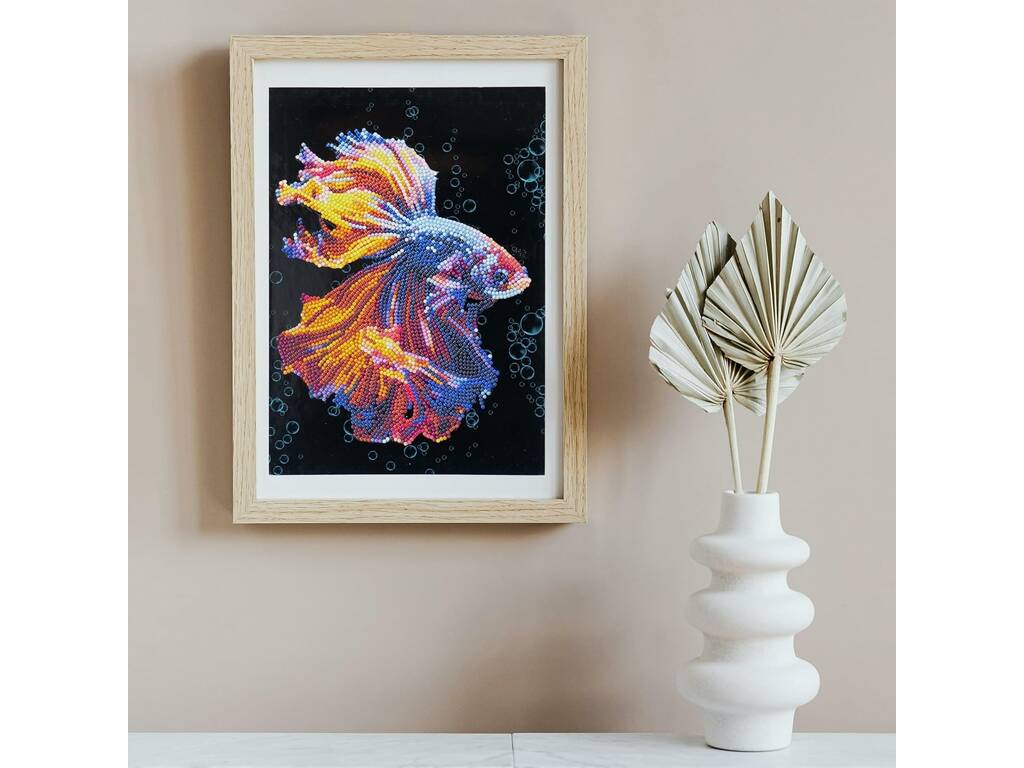 Diamantiny Decorare con gemme Pesce combattente