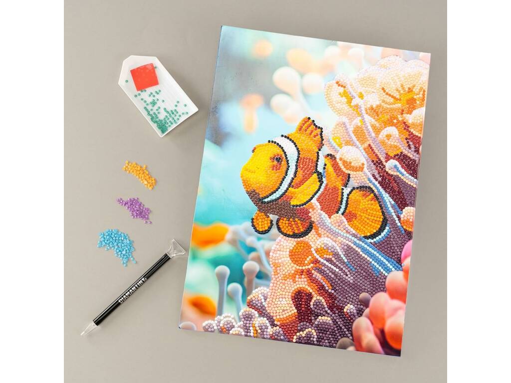 Diamantiny Decorare con gemme Pesce pagliaccio