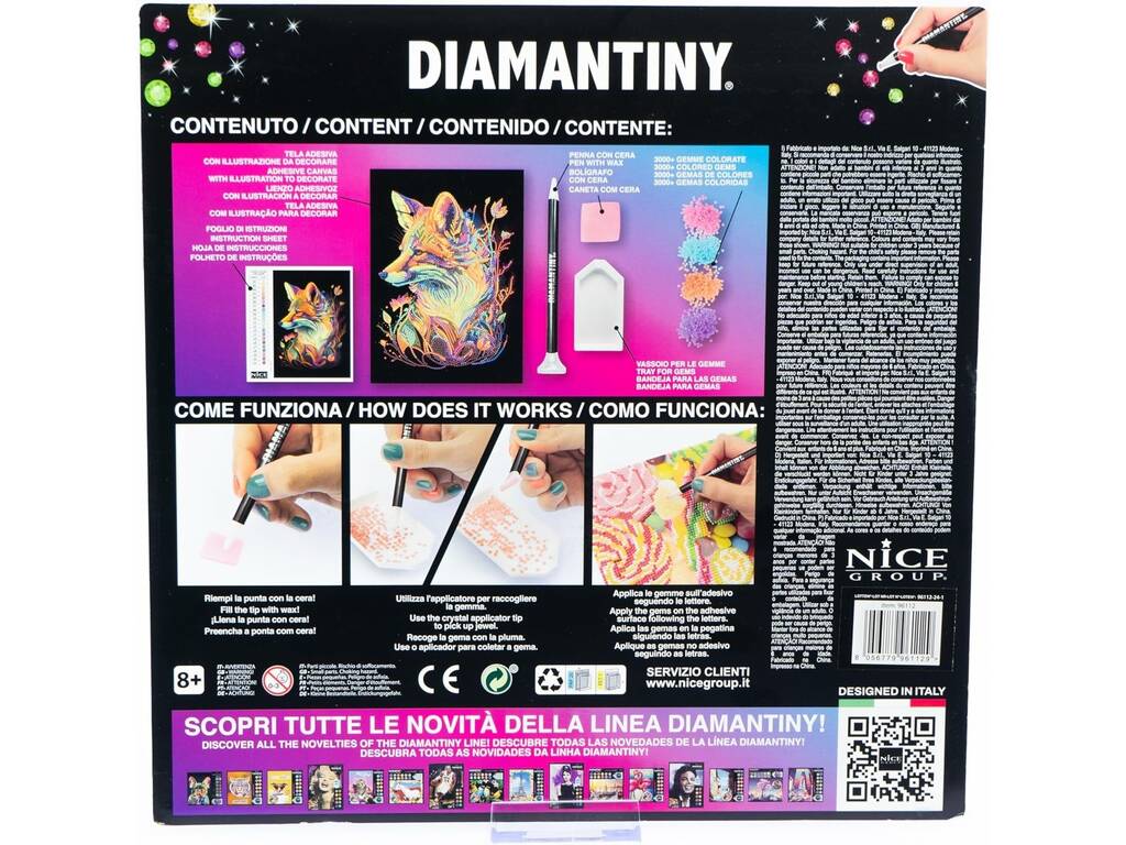 Diamantiny Decorare con gemme Cuccioli