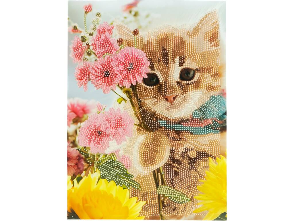 Diamantiny Decorare con gemme Gatto