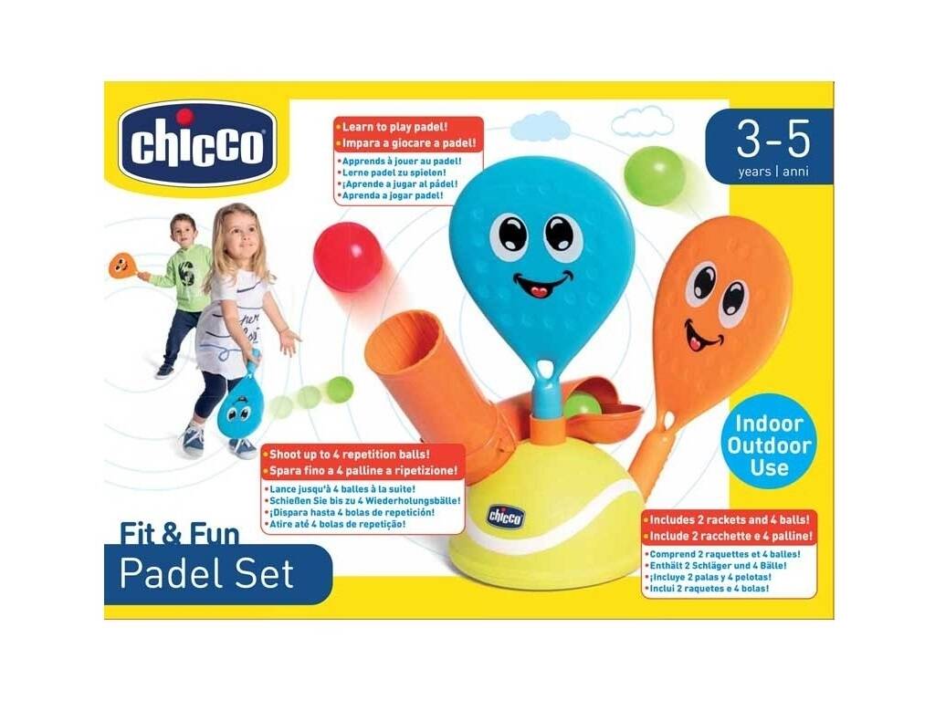 Set da paddle Fit & Fun con 2 racchette e 4 palline