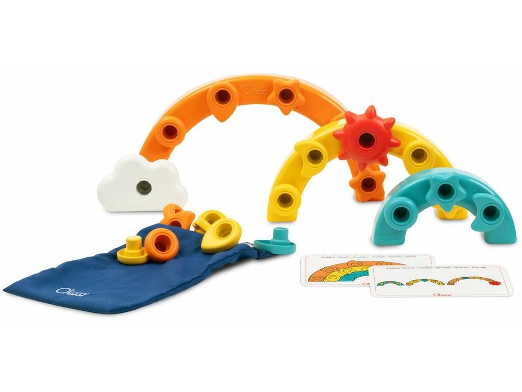 Arcobaleno multiactività 2 in 1 con spille