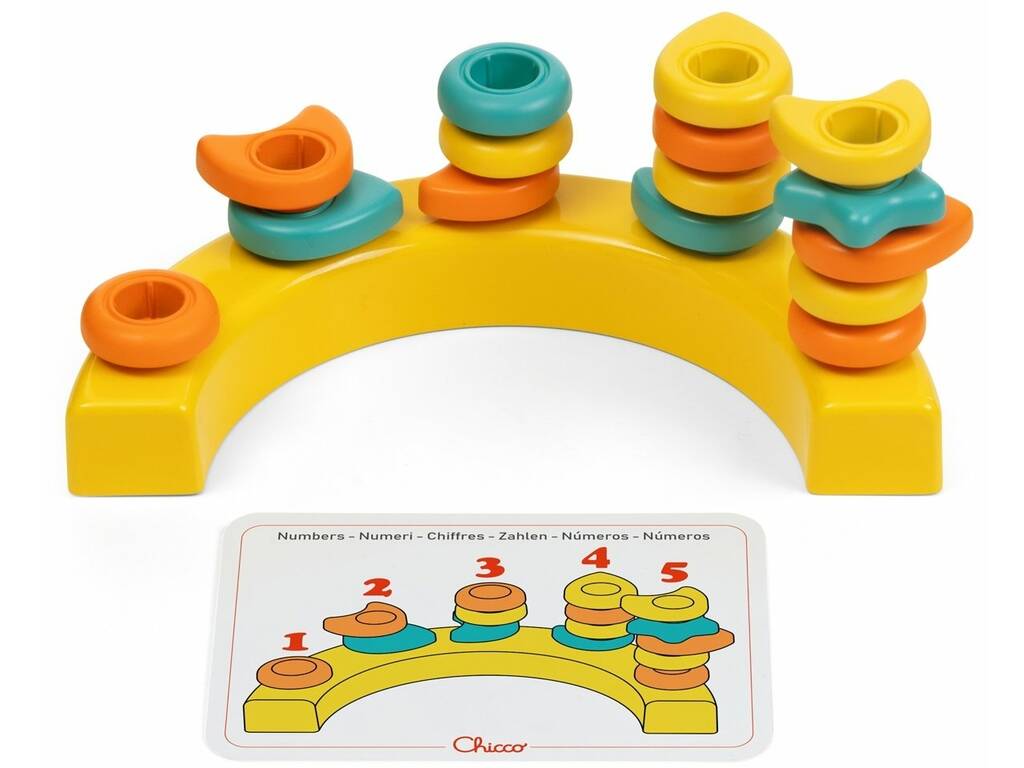 Arcobaleno multiactività 2 in 1 con spille