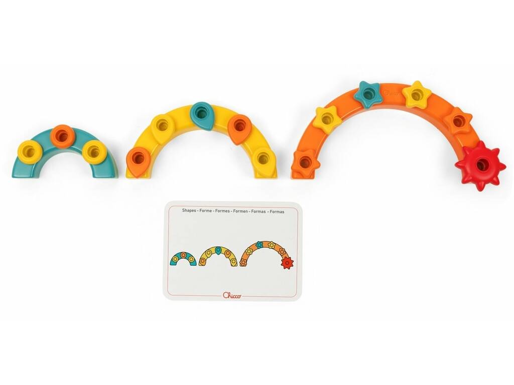 Arcobaleno multiactività 2 in 1 con spille