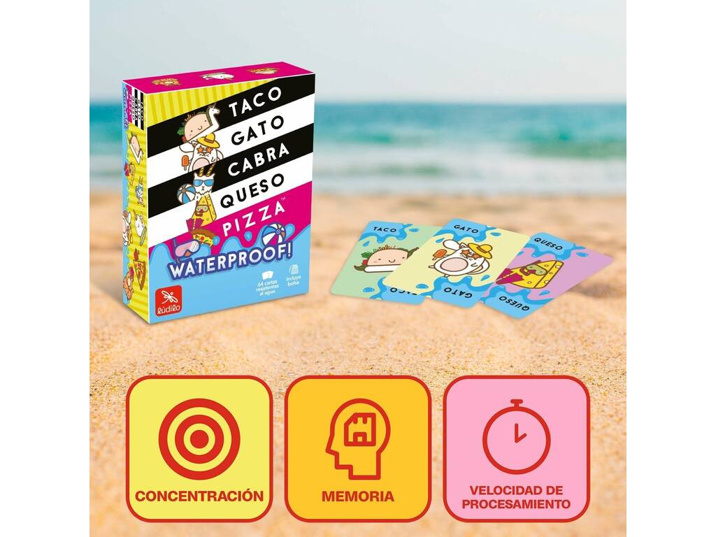 Taco Gato Cabra Queso Pizza Waterproof