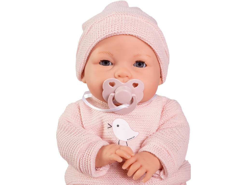 Bambola Bebè Bimba Lagrimitas da 37 cm con copertina imbottita