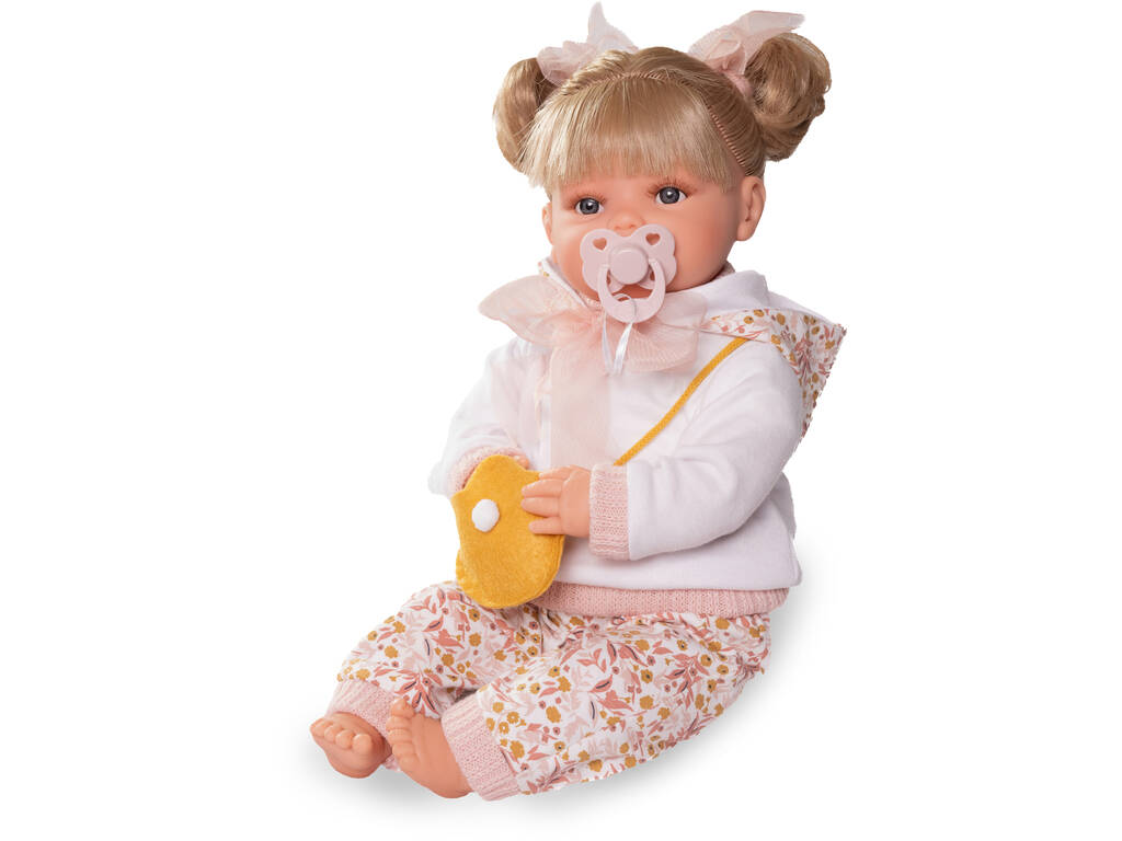 Bambola bebè neonata Beni con lacrimette, 42 cm, con borsetta