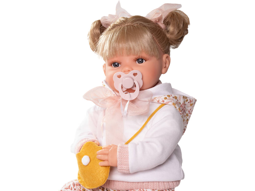 Bambola bebè neonata Beni con lacrimette, 42 cm, con borsetta