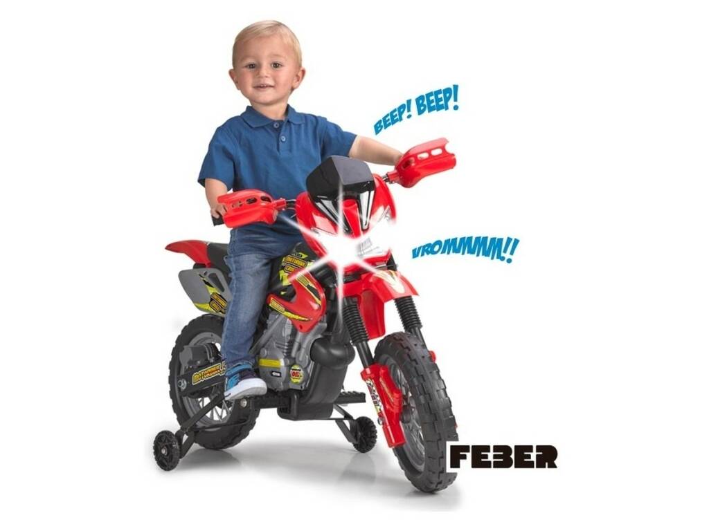 Feber Motorbike Cross 400F Roja de 6V