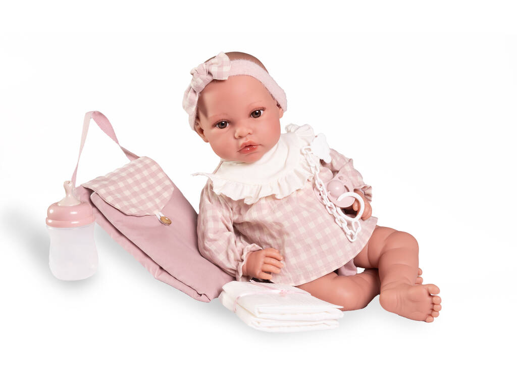 Bambola Bebè Erika da 42 cm con fasciatoio
