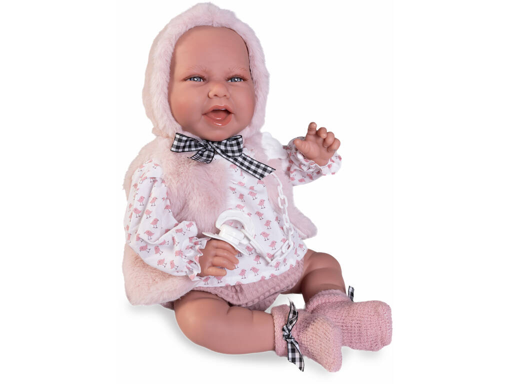 Bambola neonata Carla di 42 cm con gilet