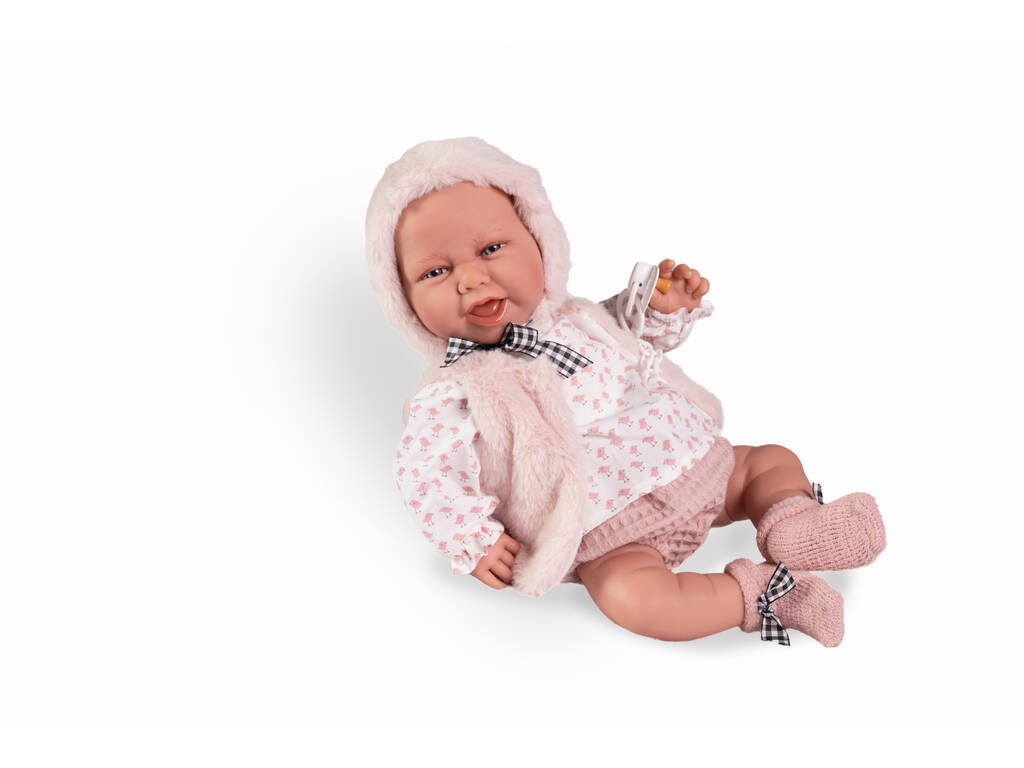 Bambola neonata Carla di 42 cm con gilet