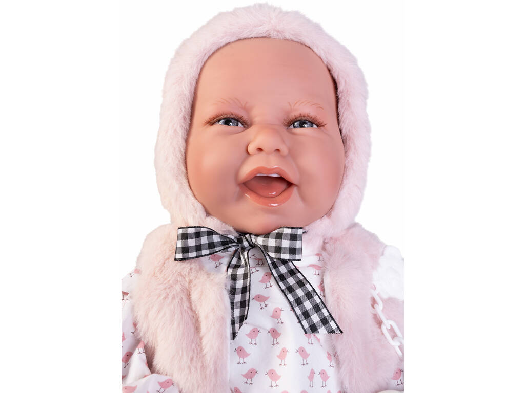 Bambola neonata Carla di 42 cm con gilet