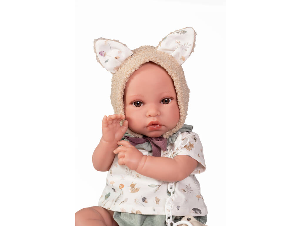 Bambolotto Bebè Neonato Erik de 42 Cm Con portabebé