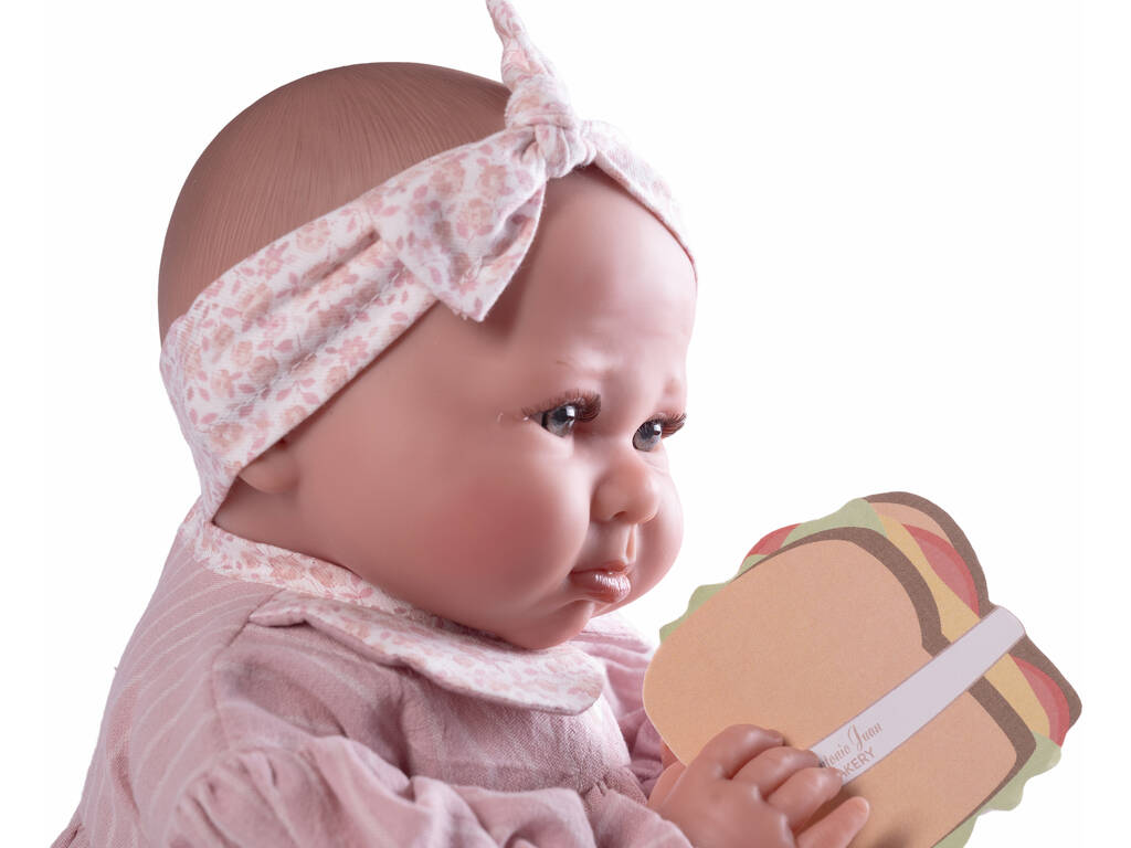 Bambola neonata Luca di 42 cm con borsetta