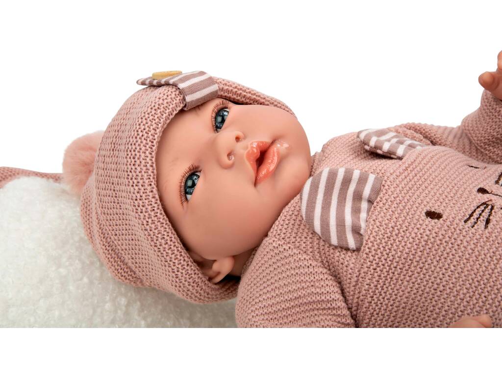 Bambola Elegance Andie con coperta 40 cm
